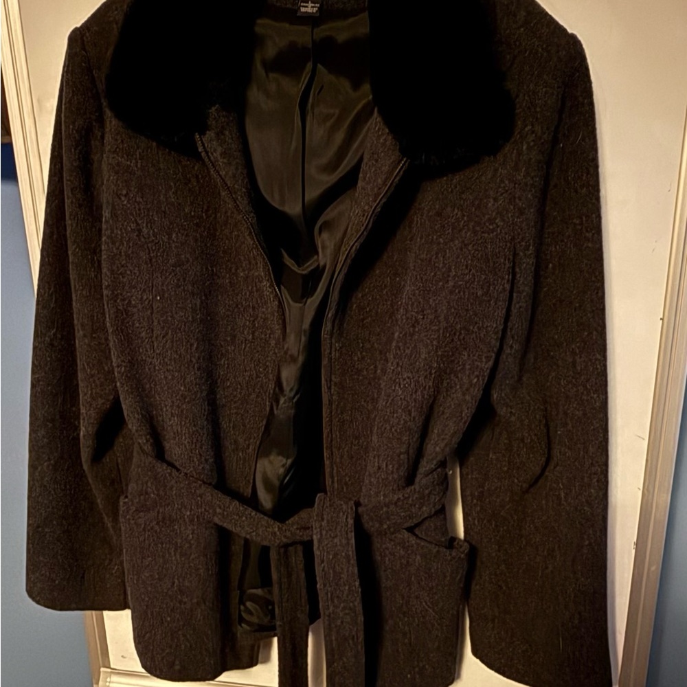 London Fog Black Trench Coat